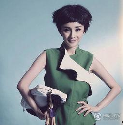 短发图片杨幂,杨幂演绎时尚短发新风尚